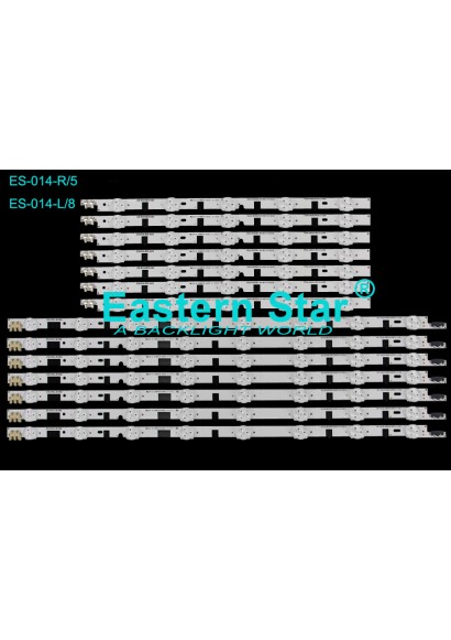 ES-014, SAMSUNG, D2GE-390SCB-R3, D2GE-390SCA-R3, BN96-25303A, BN96-25302A, TV LED BAR